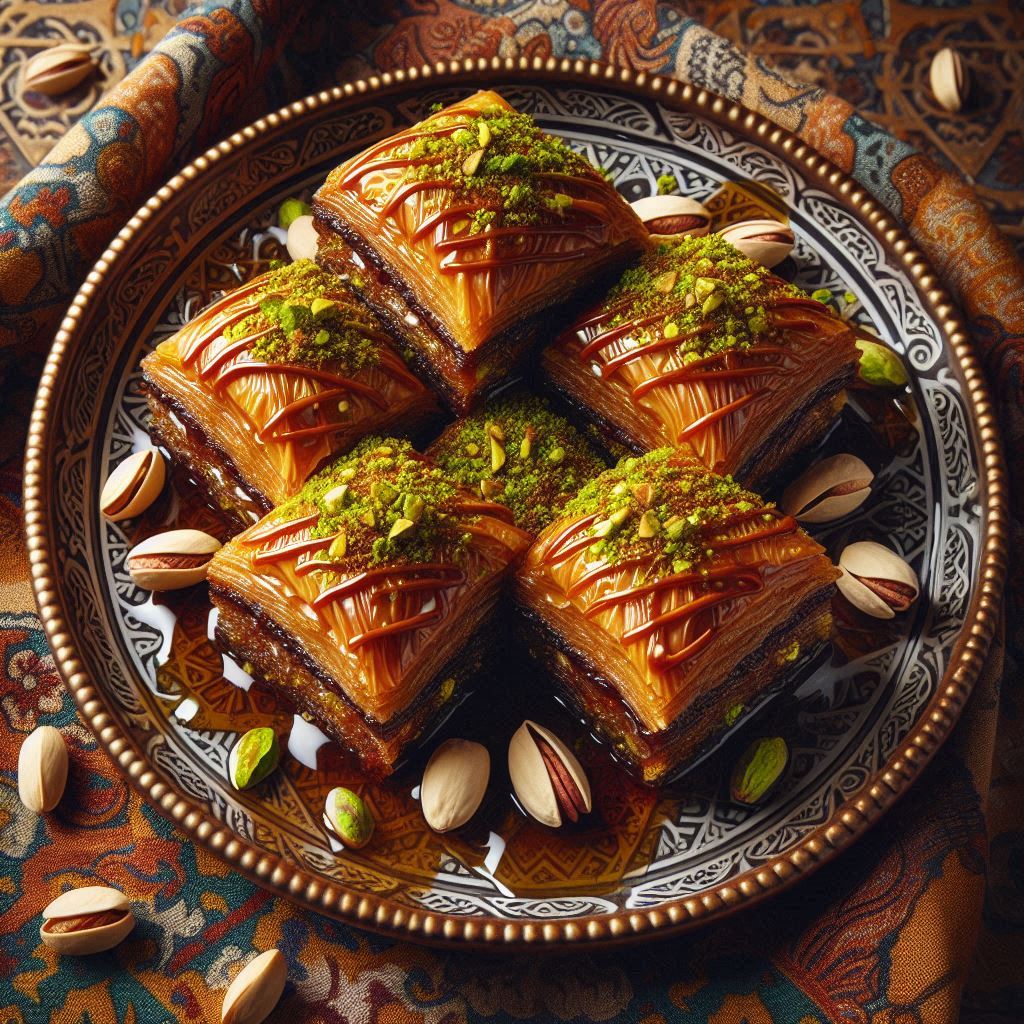 Baklava de Chocolate y Pistacho
