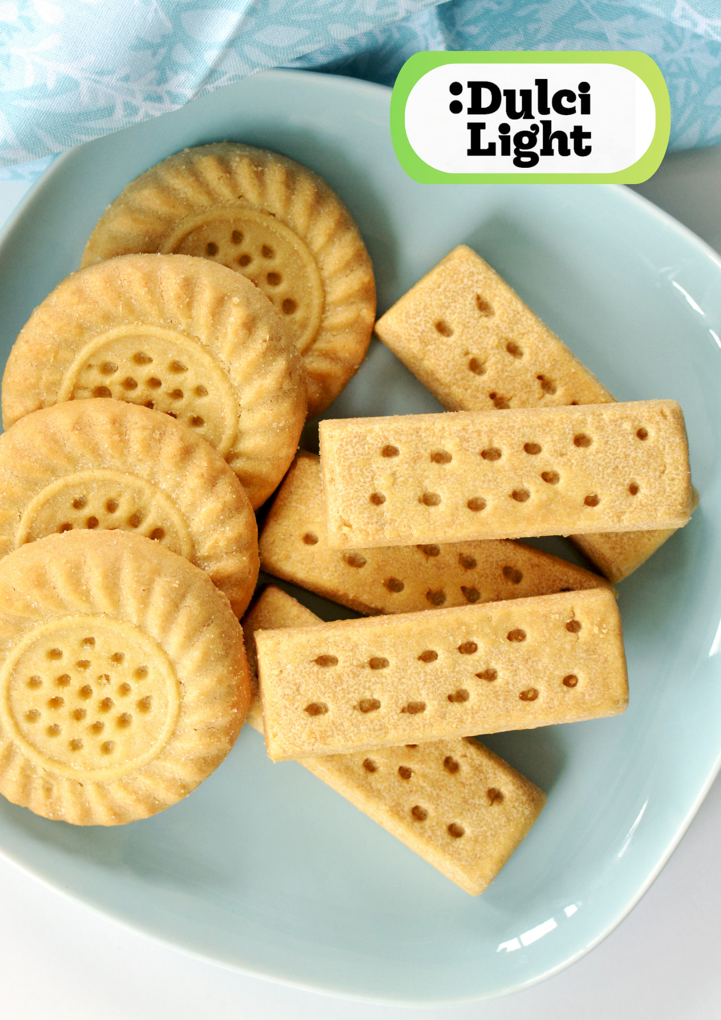 Galletas de Mantequilla Escocesas Crujientes Sin Azúcar