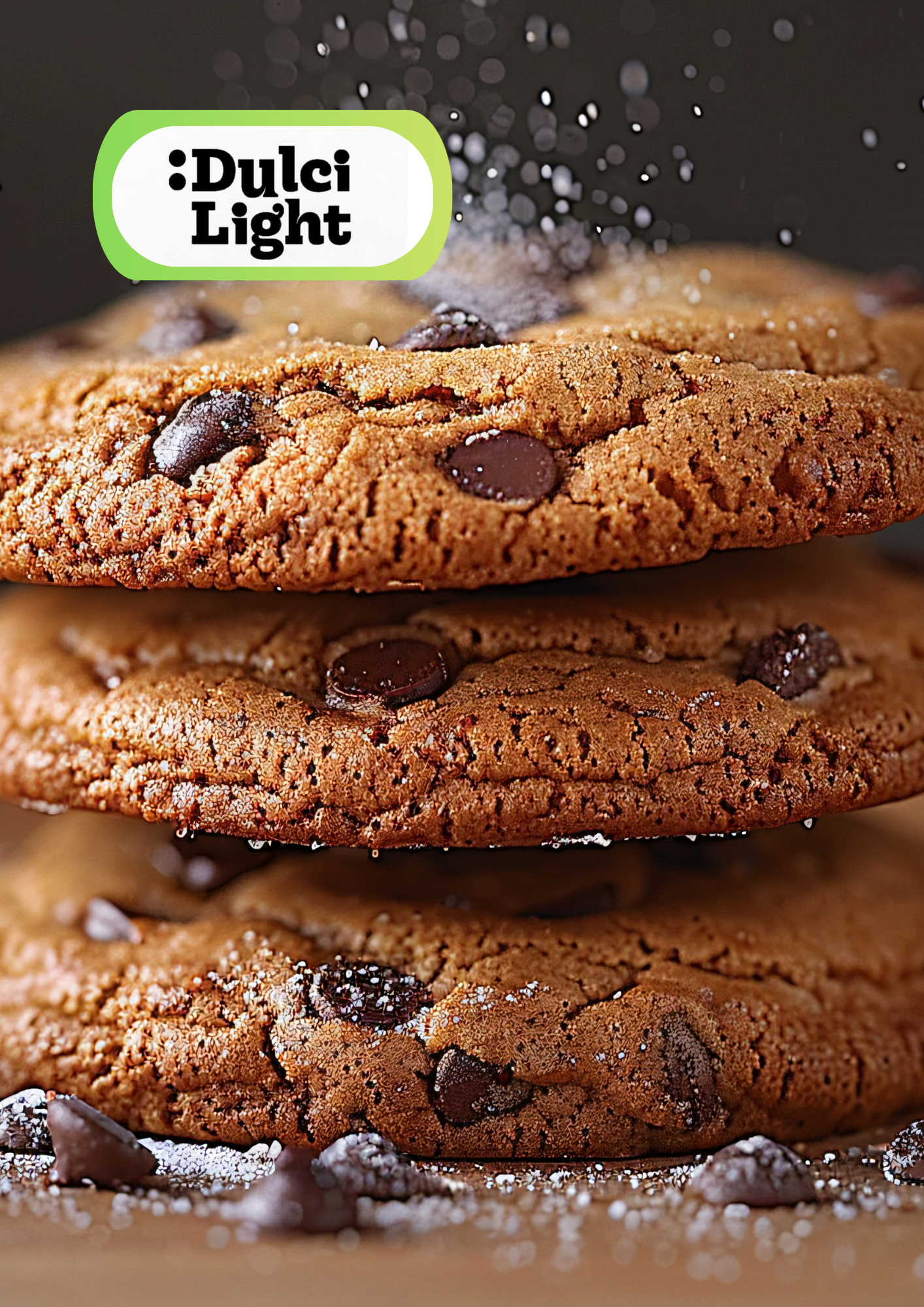 Galletas de Chocolate Chip "Chewy" Sin Azúcar