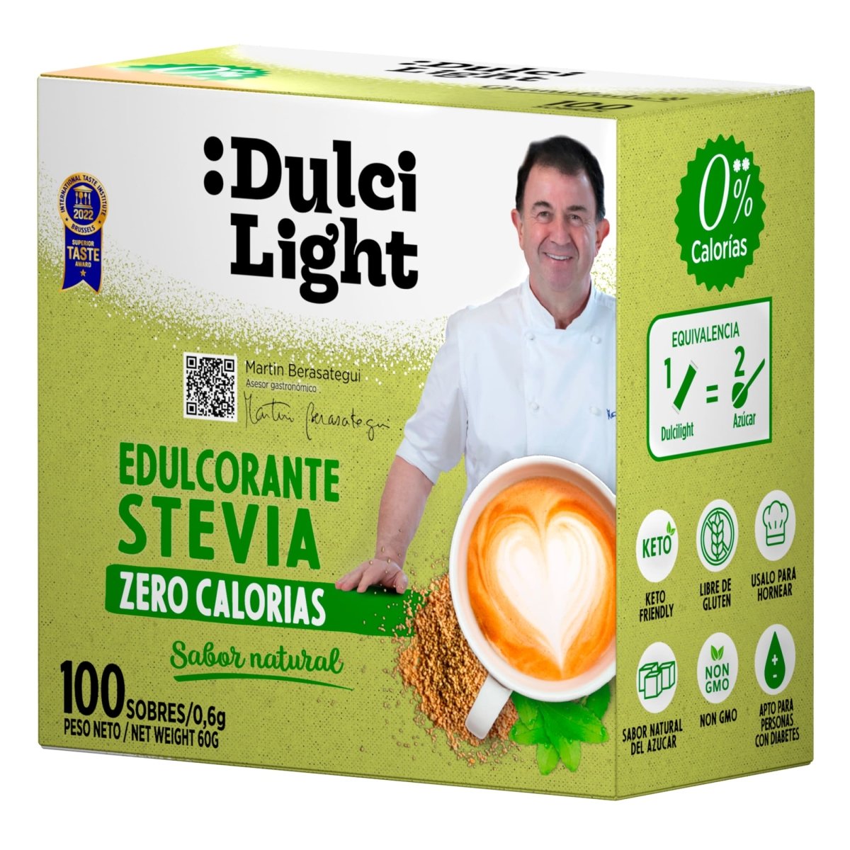 Edulcorante con Fruta del Monje (Monk Fruit) DulciLight