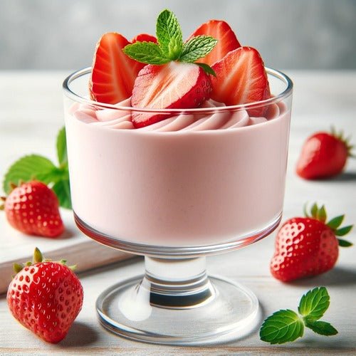 Mousse de Fresa Light: Refrescante y sin azúcar con Dulcilight