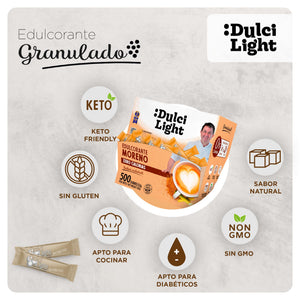 Edulcorante moreno monkfruit, detalle