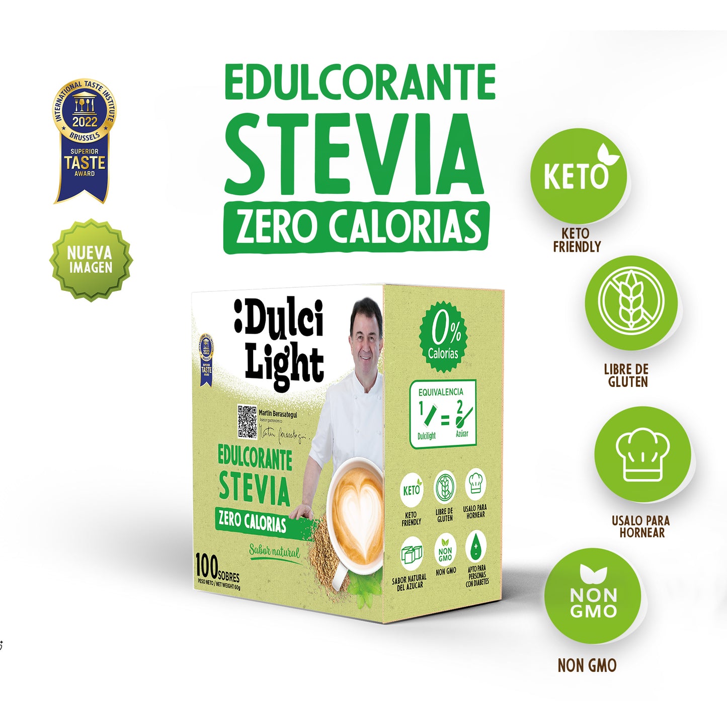 Stevia-Süßstoff 100 Beutel