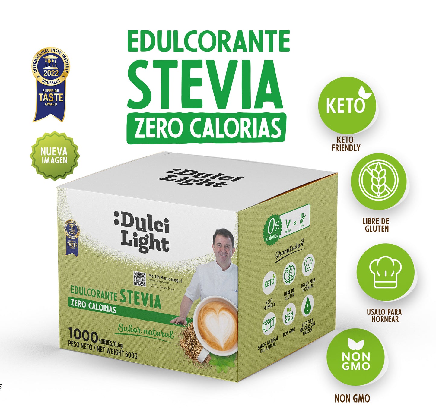 Stevia-Süßstoff 1000 Beutel